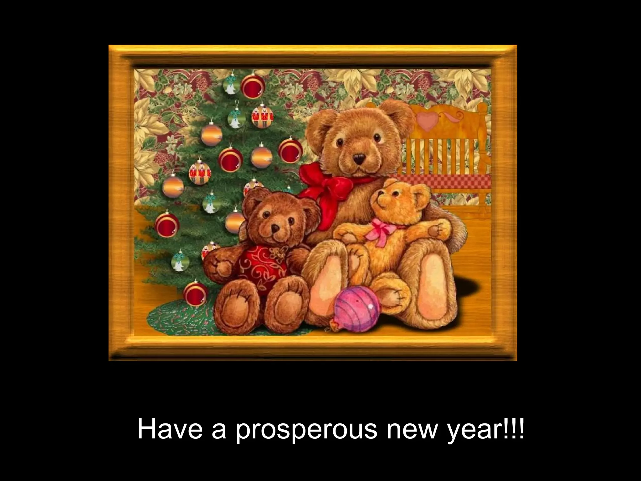 Have a prosperous new year!!! 