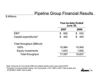 el paso  2Q2007EarningsFINAL(B&WPrint)
