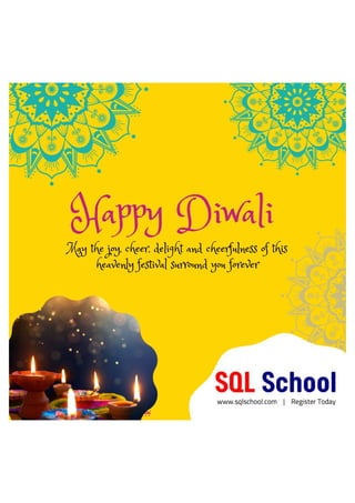 Happy Diwali from SQL School Training Institute