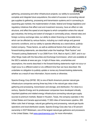 spectra energy 3QEarningsRelease