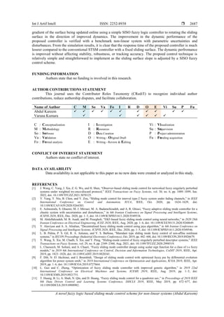 A novel fuzzy logic based sliding mode control scheme for non linear ...
