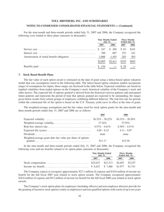  tollbrothers   10-Q-july_2007