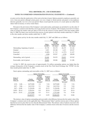  tollbrothers   10-Q-july_2007