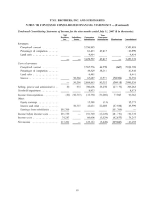  tollbrothers   10-Q-july_2007
