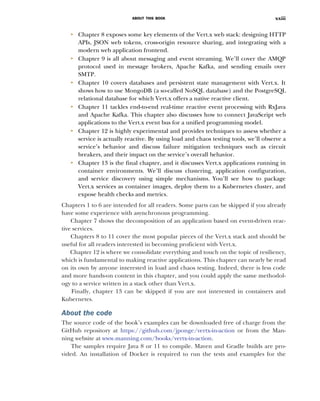 Vertx In Action Asynchronous And Reactive Java Julien Ponge | PDF