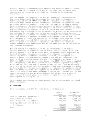  tollbrothers   10-Q_jul_2003