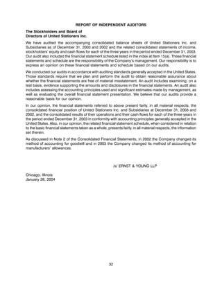 united stationers ar03