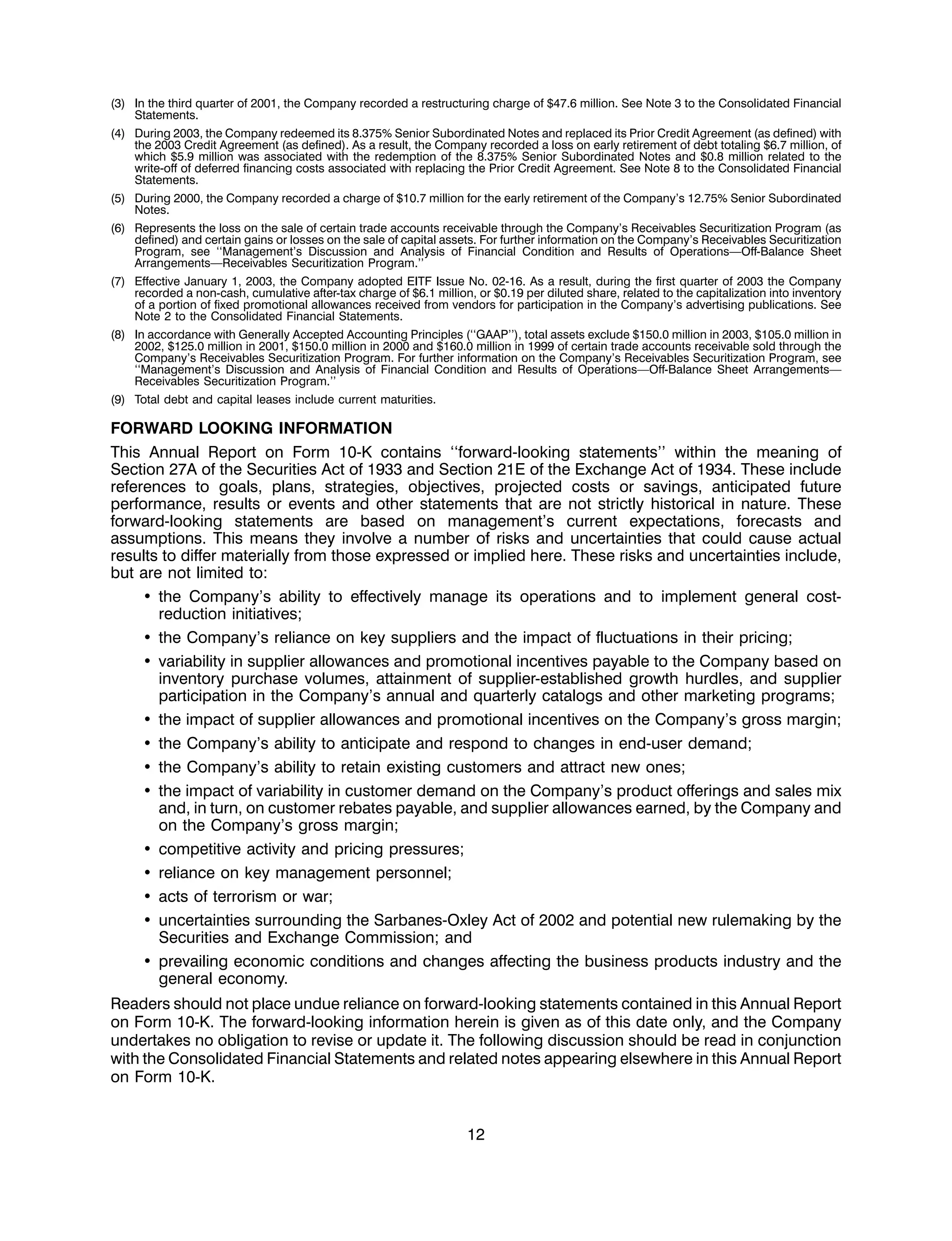 united stationers ar03