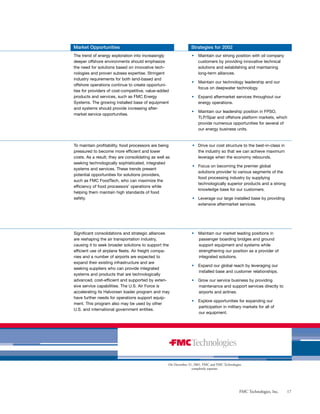 fmc technologies 2001ar