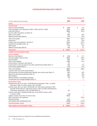 fmc technologies 2001ar