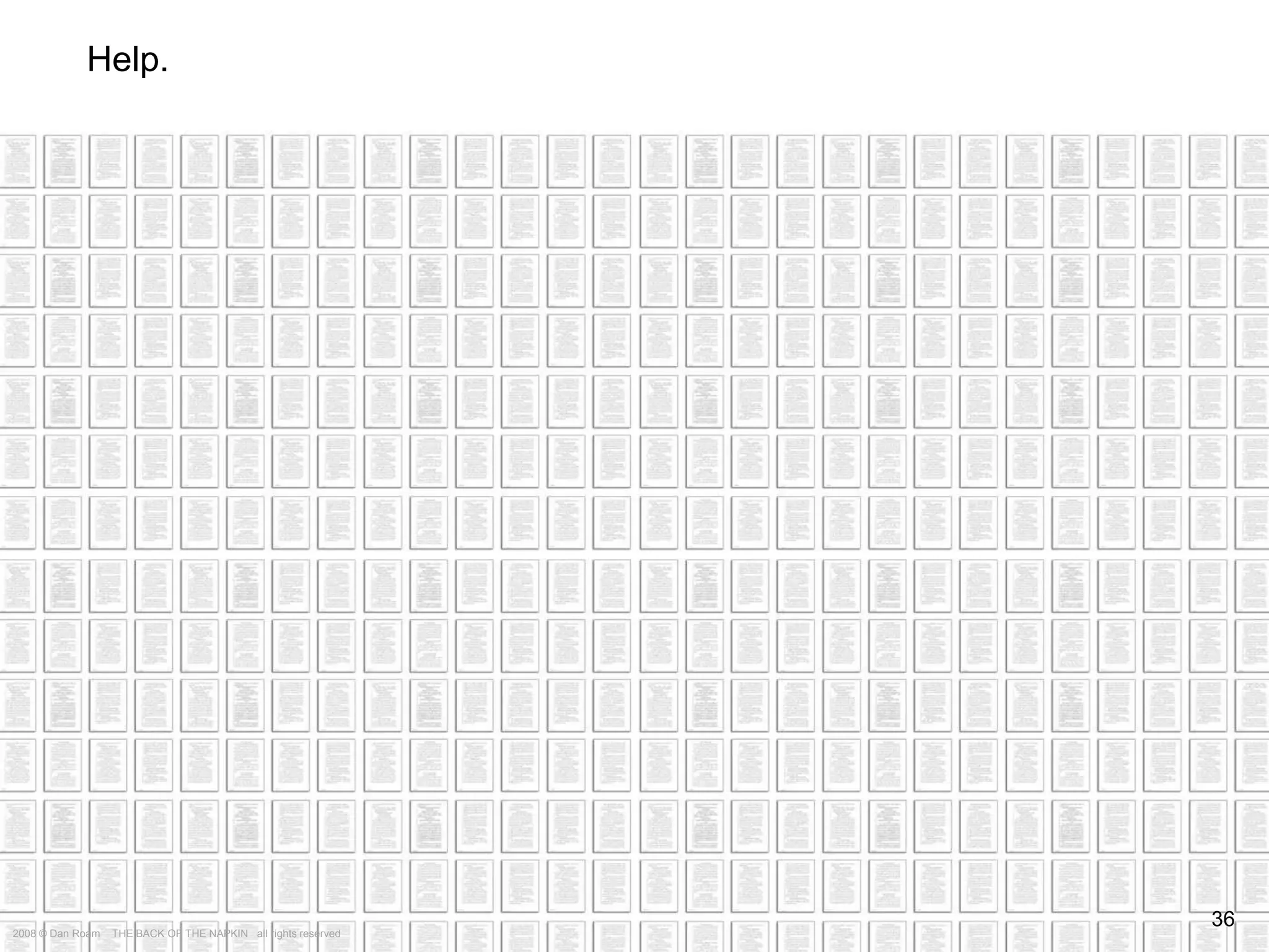 The Way of the Whiteboard: Persuading with Pictures