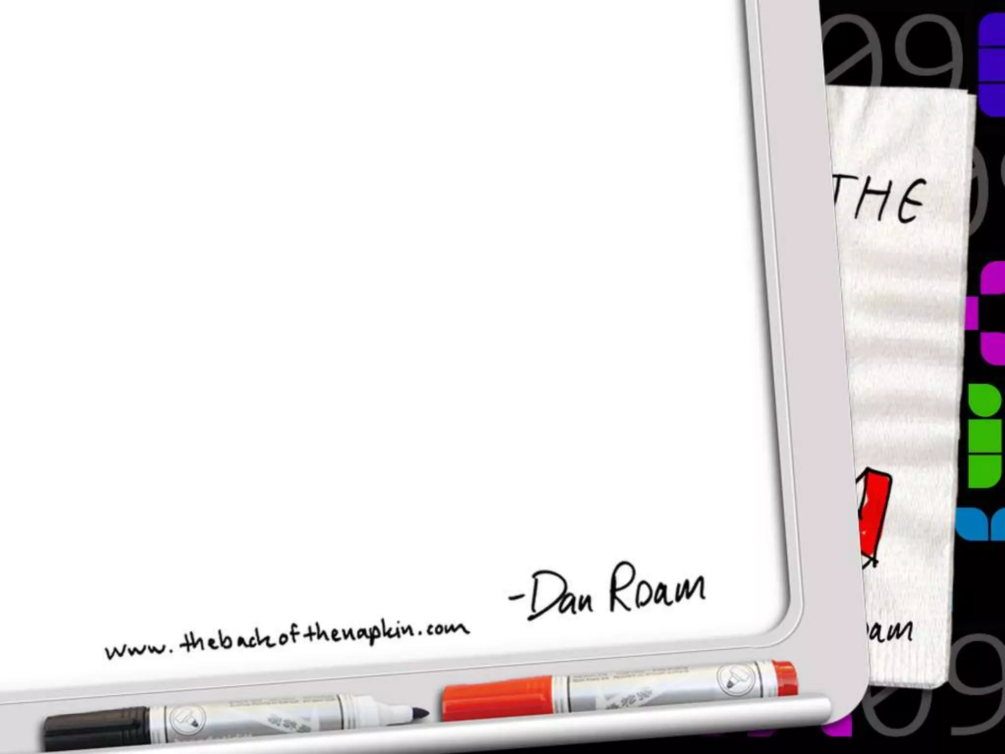 The Way of the Whiteboard: Persuading with Pictures