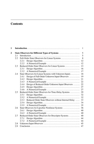 Functional Observers For Dynamical Systems 1st Edition Hieu Trinh | PDF