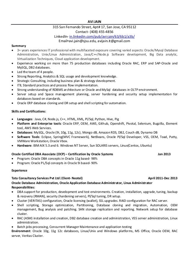 descriptive resume