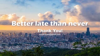 Thank You!
kmutrauma@gmail.com
 