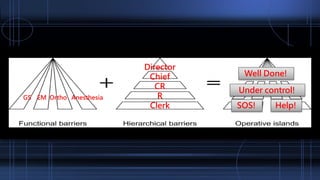 GS EM Ortho Anesthesia
Director
Chief
CR
R
Clerk SOS! Help!
Under control!
Well Done!
 