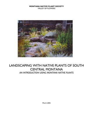 Picture of Landscaping with Native Plants of South Central Montana | PDF