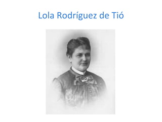 Lola Rodríguez de Tió 