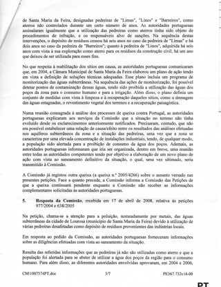 Comunicado de imprensa sobre Lourosa do PCP