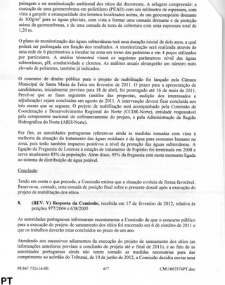 Comunicado de imprensa sobre Lourosa do PCP