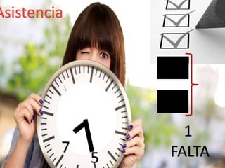 7
5
1
FALTA
Asistencia
 