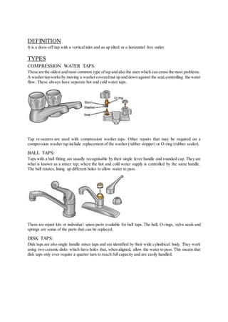 Pillar and Bib taps PDF