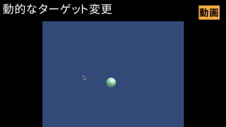 動的なターゲット変更 動画
 