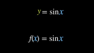 f( ) = sin
= siny x
xx
 