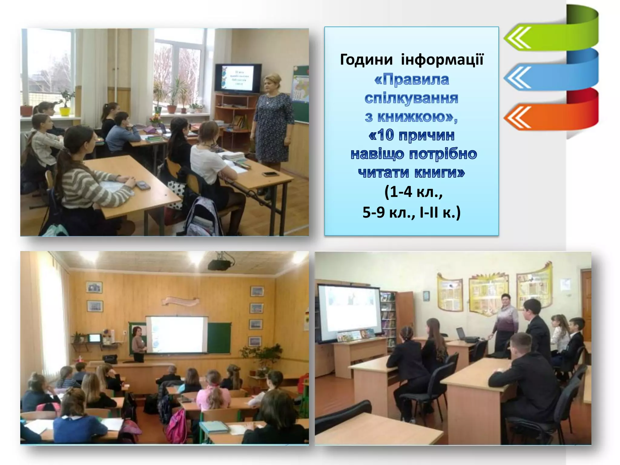 Години інформації
(1-4 кл.,
5-9 кл., І-ІІ к.)
 