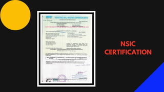 NSIC
CERTIFICATION
 