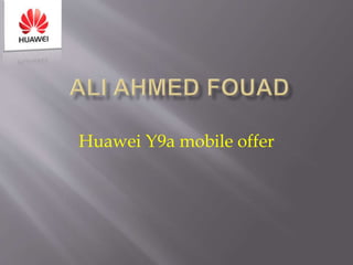 Huawei Y9a mobile offer
 