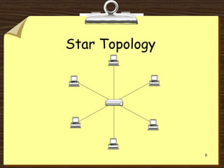 8
Star Topology
 