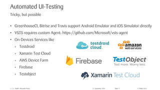 1, 2, 3 build - continuous integration for mobile apps | PPTX