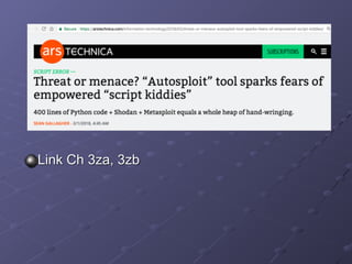 CNIT 123: Ch 3: Network and Computer Attacks | PDF