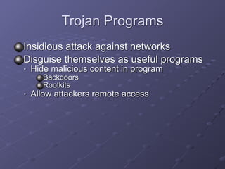CNIT 123: Ch 3: Network and Computer Attacks | PDF