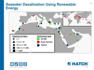 35 
01/2012 
Seawater Desalination Using Renewable 
Energy 
 