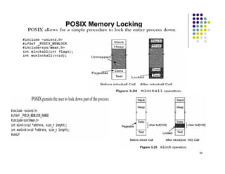 POSIX Memory Locking




                       34
 