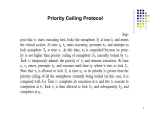 Priority Ceiling Protocol




                            7
 