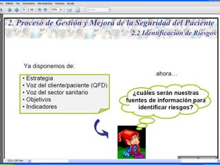 Gestión de riesgos en la seguridad del paciente - CICAT-SALUD | PPT