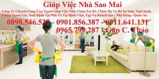 Trung Tâm Giới Thiệu Việc Làm Quận 10 Cung Ứng Người Giúp Việc