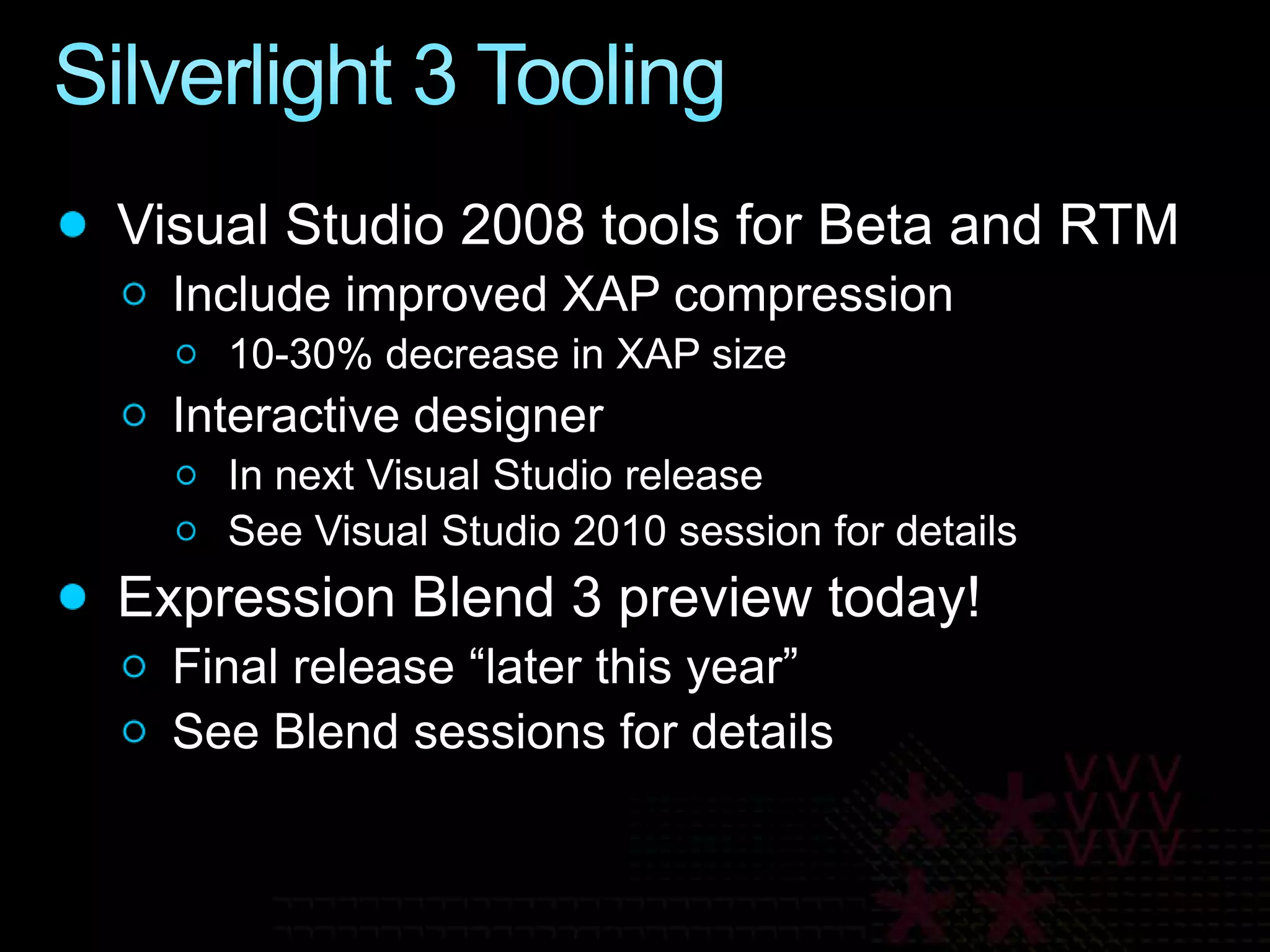 What's New in Microsoft Silverlight 3