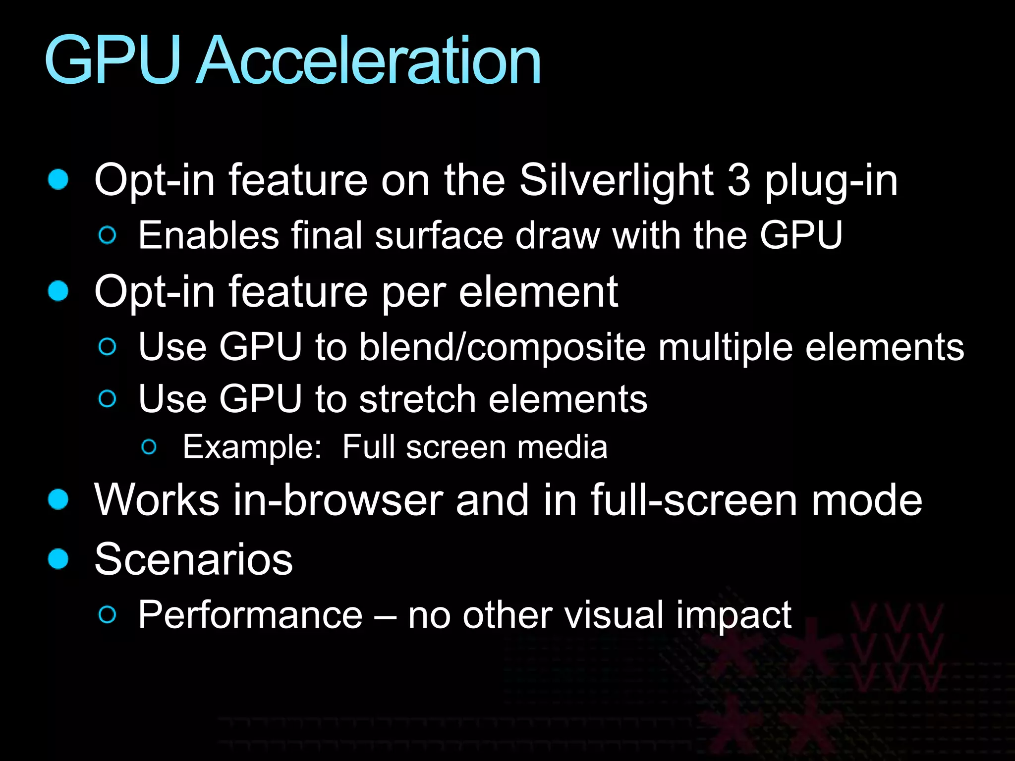What's New in Microsoft Silverlight 3