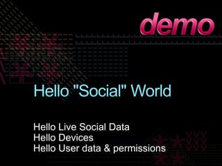 Mesh-Enabled Web Applications