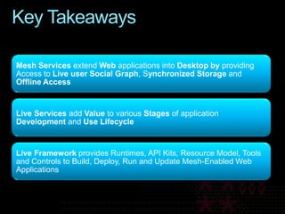 Mesh-Enabled Web Applications