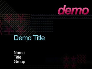 Mesh-Enabled Web Applications