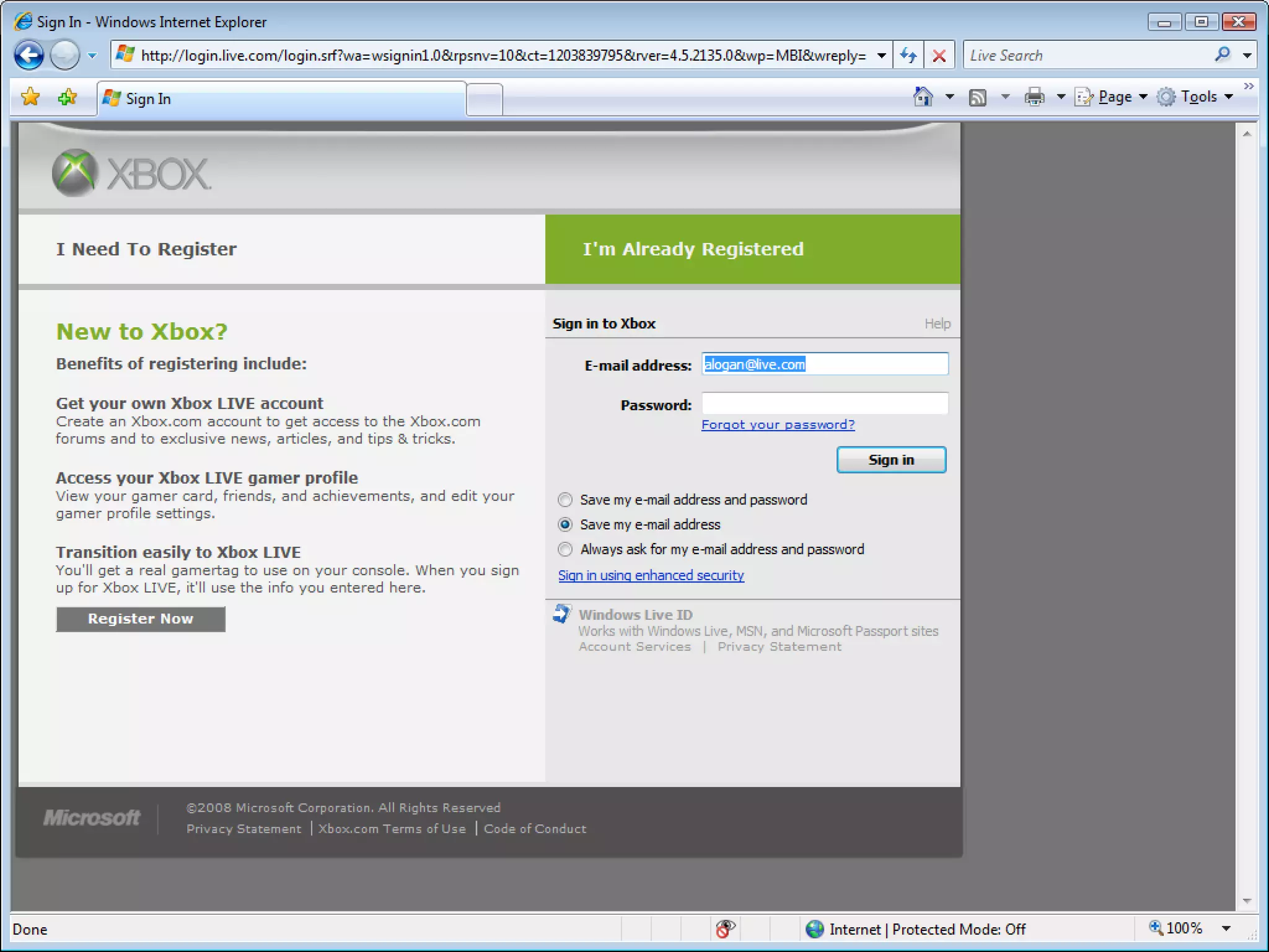 Developing with Windows Live