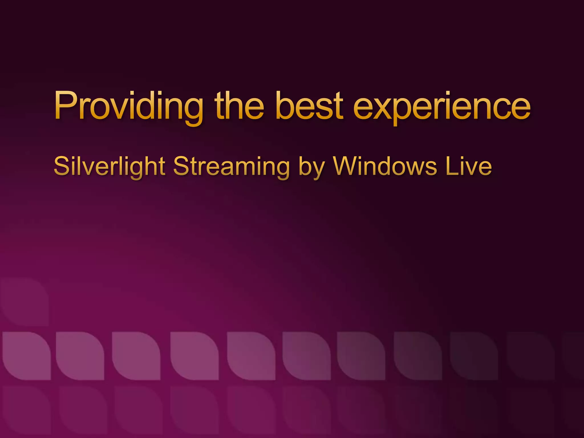 Developing with Windows Live