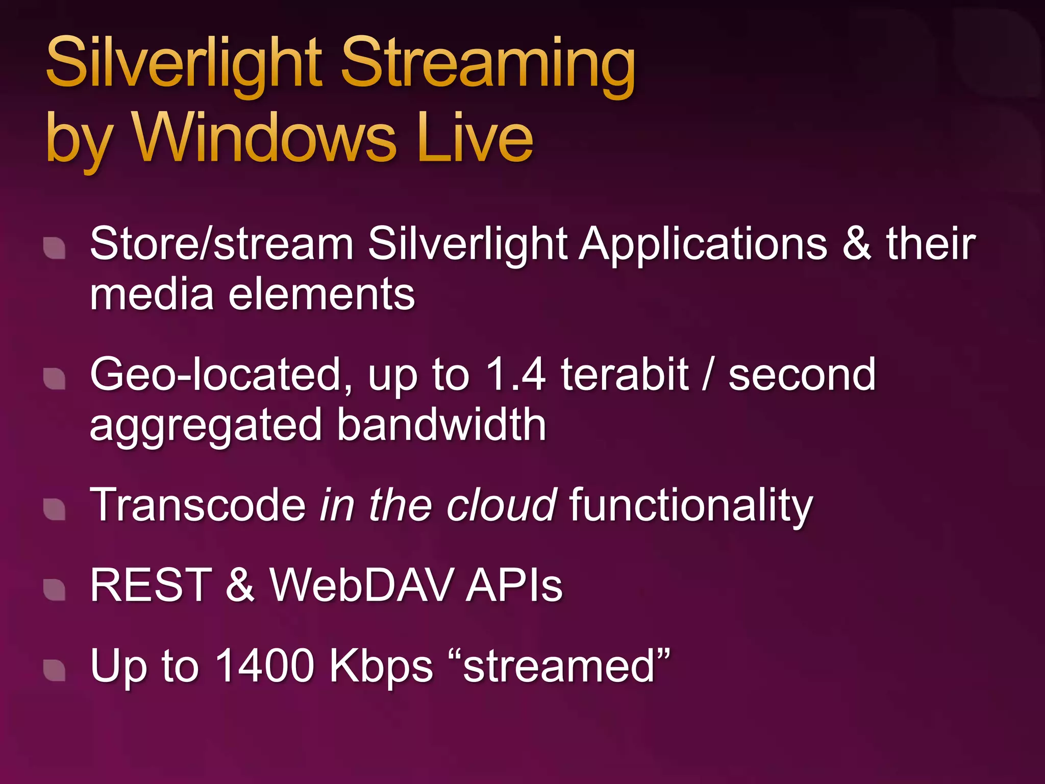 Developing with Windows Live