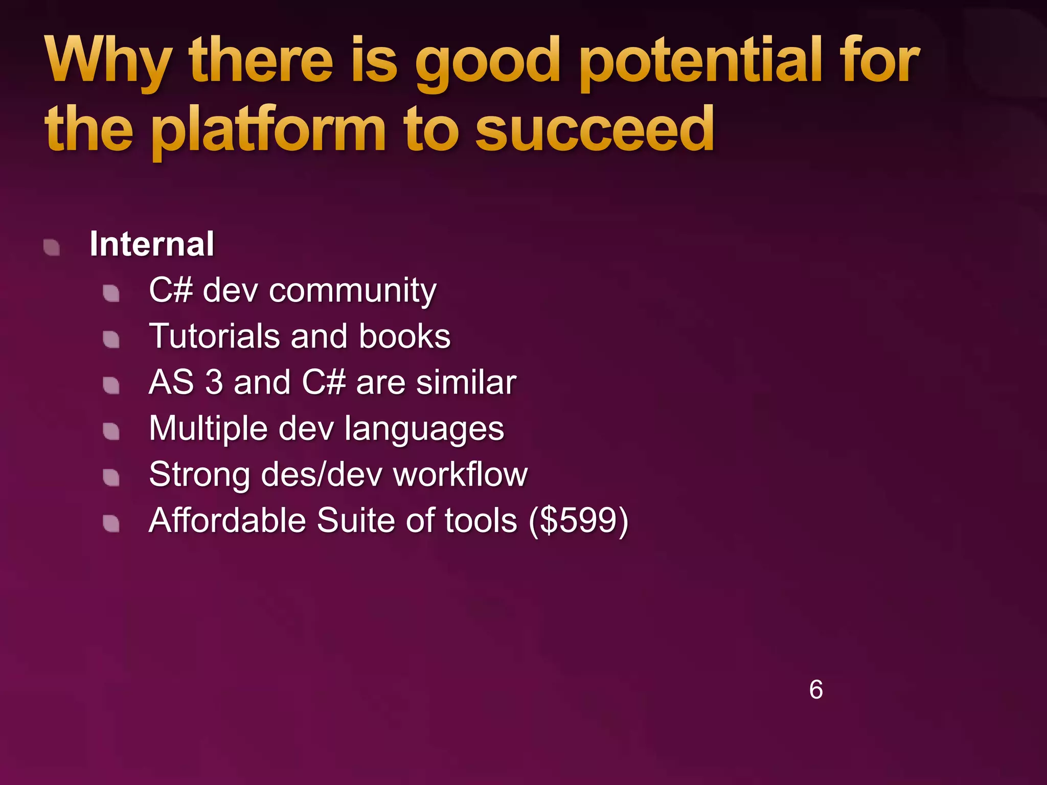 The Business of Microsoft Silverlight