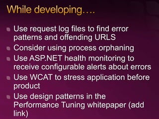 Everything You Need to Know about Diagnostics and Debugging on Microsoft Internet Information Services 7